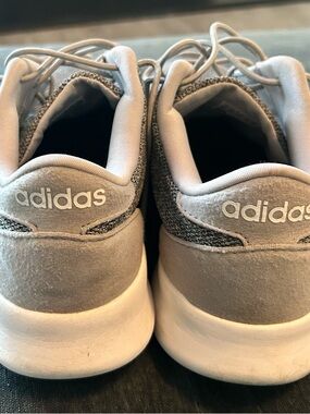 adidas Kids Light Gray Athletic Sneakers